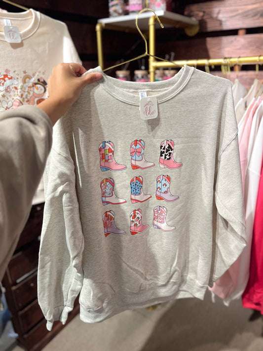 Multi Boot Crewneck