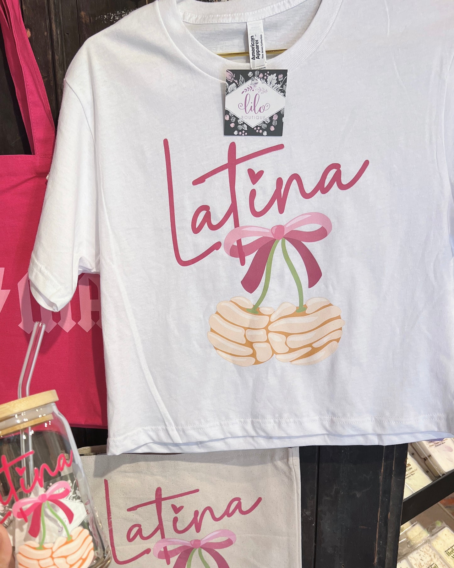 Latina cropped t-shirt